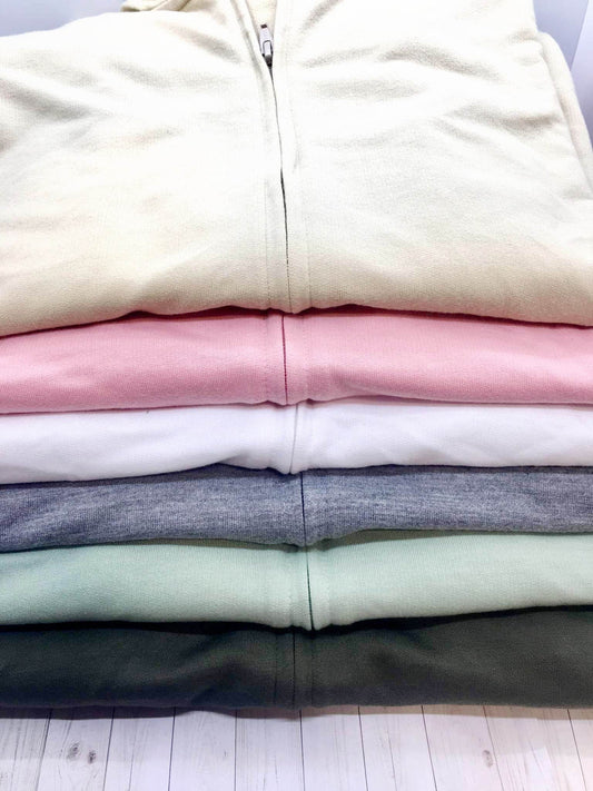 Poly Zip Up